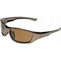 Safety Works Full Frame Safety Glasses With Brown Frame & Brown Polarized Lens