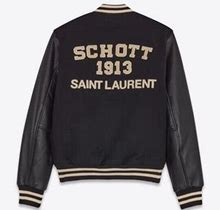 Rive Droite Schott Varsity Jacket In Wool And Lambskin - Black - Women - S