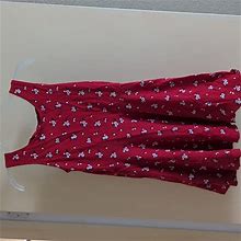 Cherokee Dresses | Usa Holiday Cotton Dress Size 10/12 | Color: Red | Size: 10G