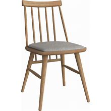 Oak Dining Chairs - Set Of Two