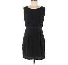 Forever 21 Casual Dress - Mini Scoop Neck Sleeveless: Black Print Dresses - Women's Size Medium