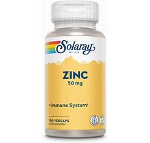 Solaray - Zinc 50 Mg - 100 Vegcaps