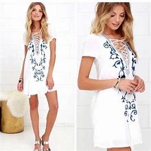 Lulus Women's A-Line Dress - White - S