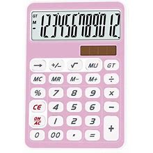 Calculator Premium 12 Digits ABS Easy To Carry Electronic Calculator For Desktop Purple ABS Electronic Component