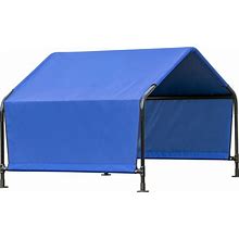 Shelterlogic Polyester Outdoor Large (71- 90-Lb) Dog Pet Shelter In Blue | 60020