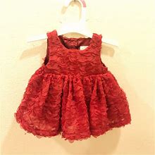 Red Dress With White Vest | Color: Red/White | Size: Newborn
