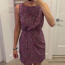 Armani Exchange Dresses | Armani Exchange Wrap Dress | Color: Gray/Pink | Size: 0