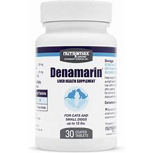 Nutramax Denamarin Liver Health Supplement For Small Dogs And Cats - With S-Adenosylmethionine (Same) And Silybin, 30 Tablets
