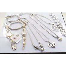 Brighton Jewelry Lot All Marked Watches Necklaces Bracelets Earrings