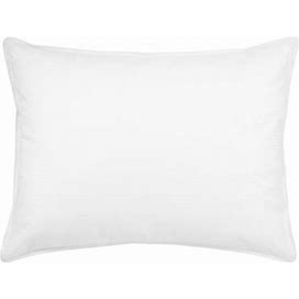 Down-Alternative Damask Pillow White Medium Standard, Cotton | L.L.Bean