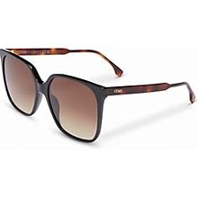 Fendi Square Sunglasses, 59mm