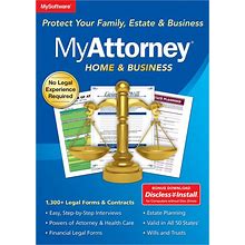 Avanquest Software Myattorney Home & Business, Windows Compatible, ESD