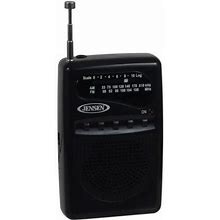 Jensen Portable Am/Fm Radio, Black, Mr-80
