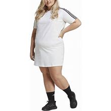 NWT Adidas Womens Plus Essentials 3-Stripes Boyfriend T-Shirt Dress 3X $50 JJ329. Adidas. White. Dresses.