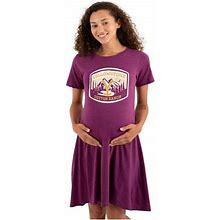 Y Yellowstone Dutton Ranch Mountains Women's Maternity Dress Brisco Brands 3X