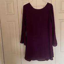 Pinkblush Dresses | Purple Pinkblush Long Sleeve Dress | Color: Purple | Size: M