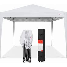 Best Choice Products 10x10ft Pop Up Canopy Outdoor Portable Adjustable Instant Gazebo Tent W/ Carrying Bag - White