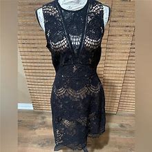 H&M Dresses | New Lace Dress | Color: Black | Size: 10