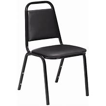 National Public Seating 9110-B Stacking Chair, Steel, Black/Black