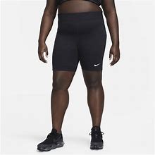 Nike Sportswear Classic Women's High-Waisted 8" Biker Shorts (Plus Size) In Black, Size: 3X | FB3102-010