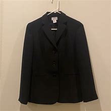 Loft Jackets & Coats | Ann Taylor Loft Petite Blazer | Color: Black | Size: 4P
