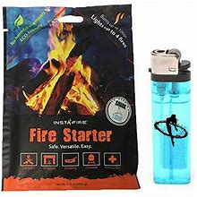 Instafire Fire Starter 8 Pack Bundle W/Exclusive Lighter