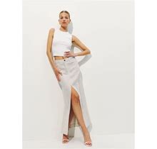 Reformation Tazz Maxi Linen Skirt - Natural