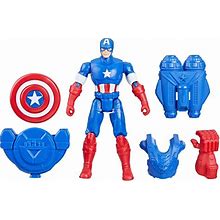 Marvel Avengers Captain America 4" Battle Gear Action Figure