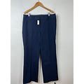 Talbots Pants & Jumpsuits | Talbots Dress Pants Womens Sz 16 Navy Blue New | Color: Blue | Size: 16