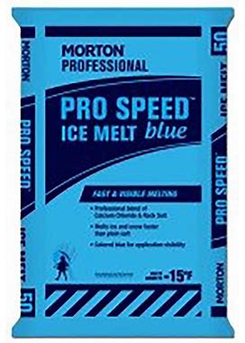 Morton Pro Speed Calcium Chloride Crystal Ice Melt 50 Lb