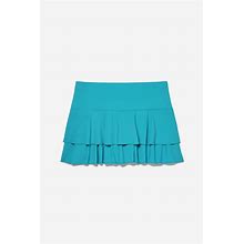Fila Tiered Ruffle Skort - Blue - Mini Skirts Size S