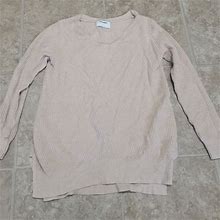 Old Navy Sweaters | Old Navy Knit Sweater Women's Small Soft Pale Rose Loose | Color: Cream | Size: S