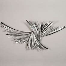 Infinity Silver Wall Sculpture , Silver