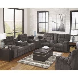 Ashley Acieona Reclining Sectional, Gray/Dark Color Contemporary And Modern Sectional Sofas And Couches From Coleman Furniture