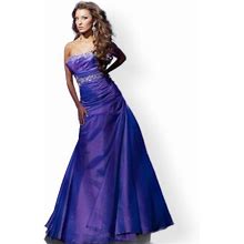 Tony Bowls Dresses | Nwt Tony Bowls Blue Purple Ombre Beaded Formal Prom Bridesmaid Gown Dress Size 2 | Color: Blue/Purple | Size: 2