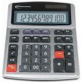 Innovera® 15971 Large Digit Commercial Calculator, 12-Digit LCD, Dual Power, Silver