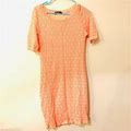 Wish Dresses | Orange Crochet Dress | Color: Orange | Size: L