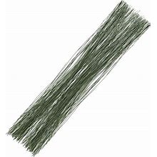 Floral Wire 26 Gauge, 100 Pcs Green Florist Flower Wire Stems Floral Wire For