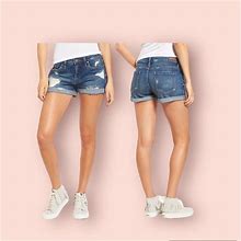Blank Nyc Shorts | Nwt Blank Nyc Boyfriend Denim Shorts Relaxed Distressed Size 31/12 | Color: Blue | Size: 31