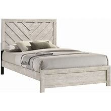 Valor Queen Bed In White By Crown Mark