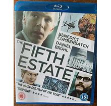 The Fifth Estate Blu-Ray 2014 Julian Assange True Life Whistleblower Film Drame