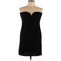 H&M Cocktail Dress Strapless Strapless: Black Dresses - Women's Size Large