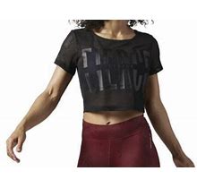 Reebok Top C Mesh Tee Xs T-Shirt Womens Clothing Brand Tags