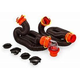 Camco Rhinoflex 20 Foot Rv Sewer Hose Kit, Includes Swivel Fittings