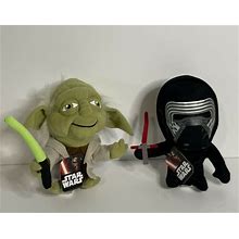 Funko Star Wars Lot 2 Galactic Plushies Kylo Ren Plush & Yoda Plush