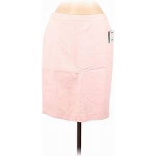 Liz Claiborne Career Casual Skirt: Pink Bottoms - Women's Size 8 Tall