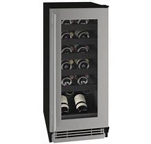 U-Line 15"" Wine Cooler Refrigerator 3 Cu. Ft. UHWC115-SG01A STAINLESS STEEL NEW