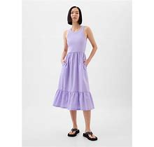 Gap Factory Women's Sleeveless Midi Dress Fresh Purple Lavender Tall Size XL