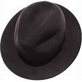 Bailey Signature Safari Fur Felt Brimmed Hat Size Xl In Charcoal Gray