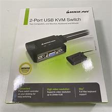 New IOGEAR GCS22U 2-Port USB KVM Switch-Brand New In Box!